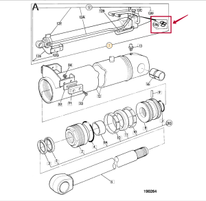 Ремкомплект клапана JCB 332/G9527