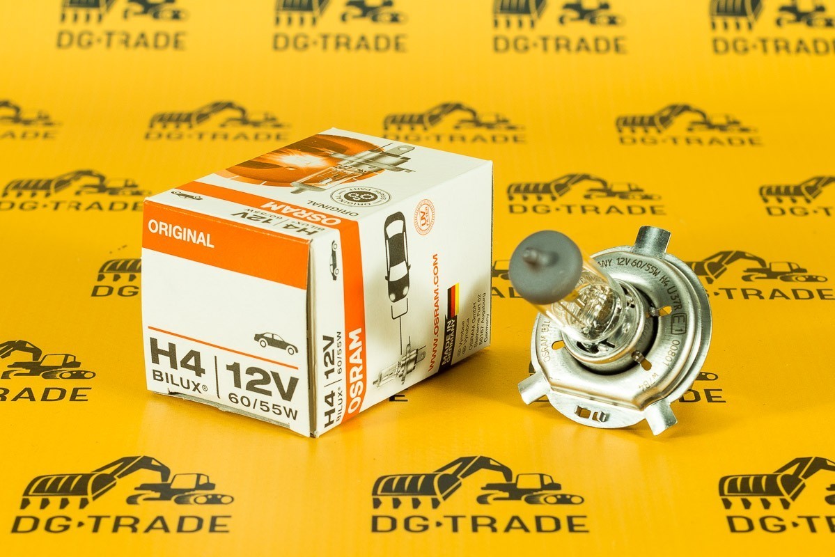 Лампа ближнего/дальнего света 12V 60/55W H4 Komatsu (Osram) 42N-06-15240