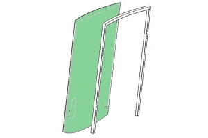 Стекло заднее JCB 3CX/4CX (Р21) 827/80310